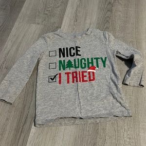 Nice- Naughty-I tried tshirt 2t